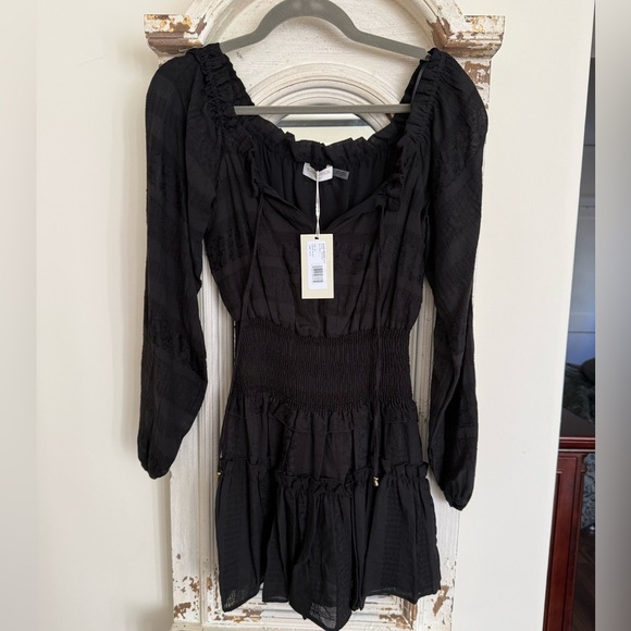 NWT Ramy Brook Black Erica Dress Size XS - Picture 5 of 7